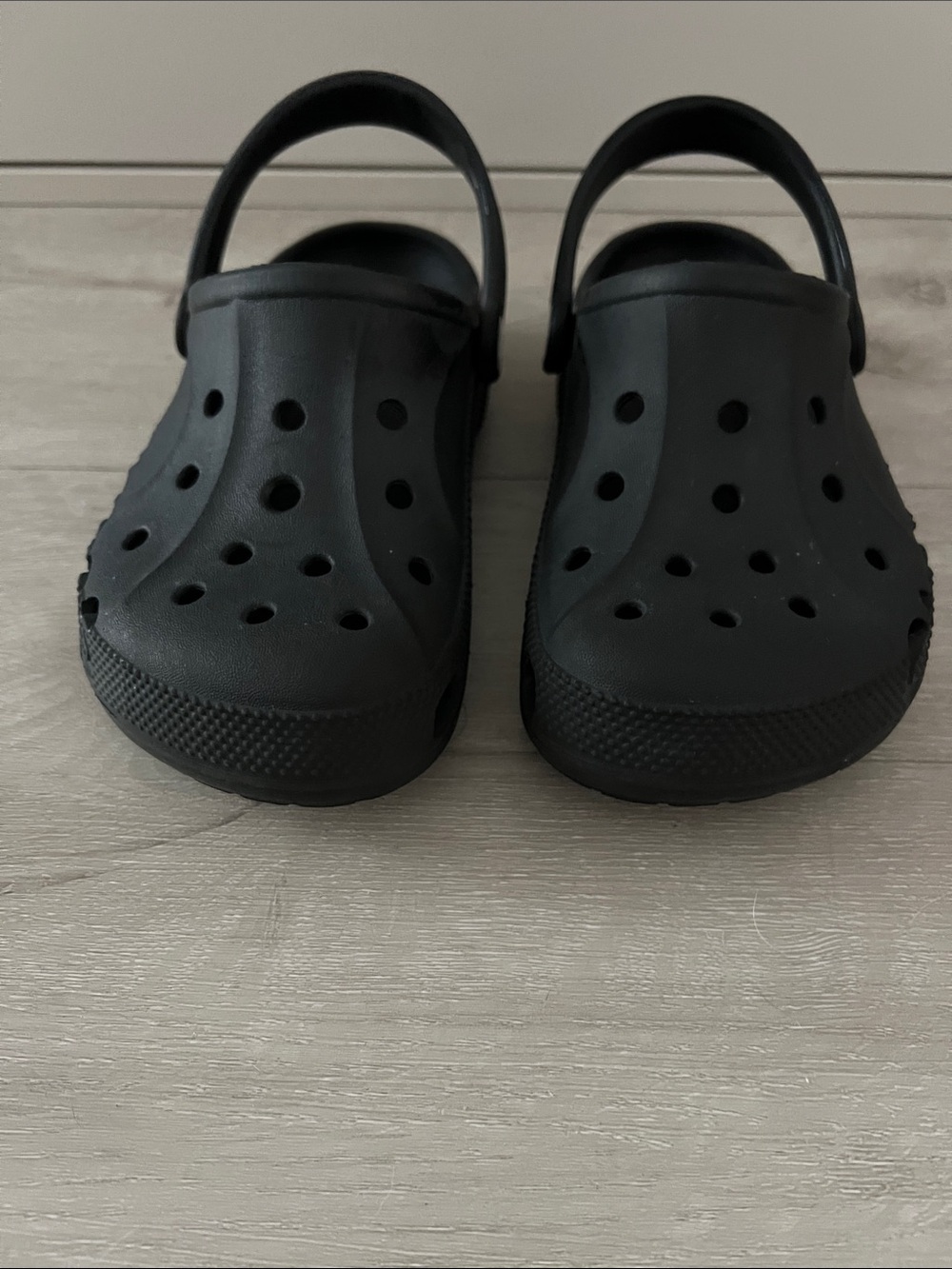 Kids Black Crocs Sandals - Comfortable Everyday Slip-Ons